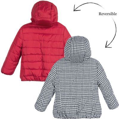 MAYORAL GIRLS RED & HOUNDSTOOTH REVERSIBLE JACKET 3 YEARS - Image 3