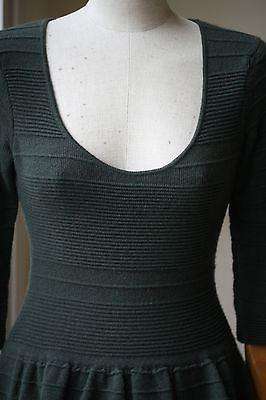 MB COUTURE BY DORIANI GREEN SWEATER DRESS IT 40 UK 8 - Image 2