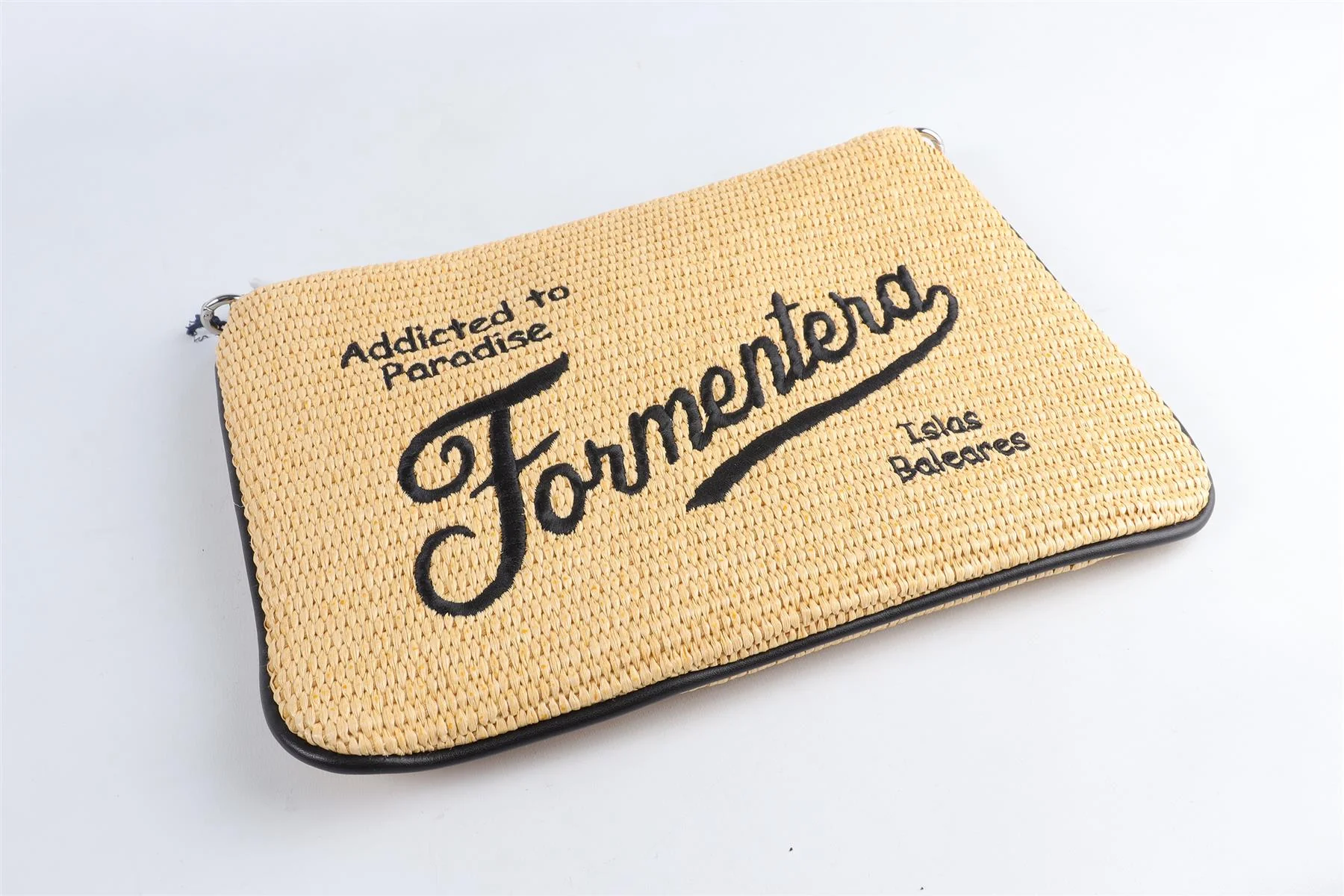 MC2 SAINT BARTH BEIGE RAFFIA CLUTCH - Image 3