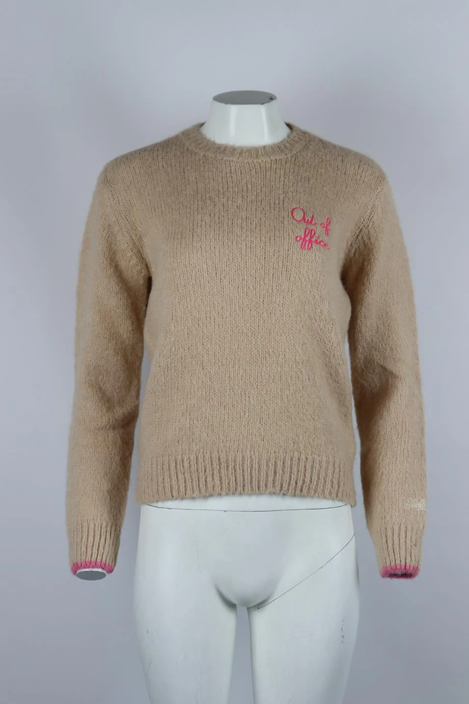 MC2 ST BARTH EMBROIDERED KNITTED SWEATER SMALL - Image 2