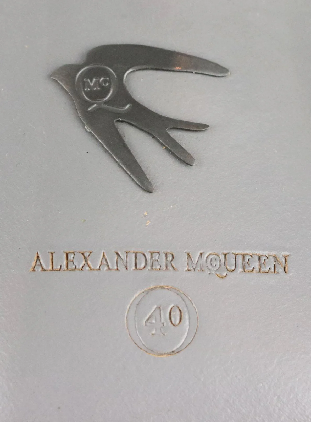 MCQ ALEXANDER MCQUEEN CROC EFFECT LEATHER SANDALS EU 40 UK 7 US 10 - Image 6