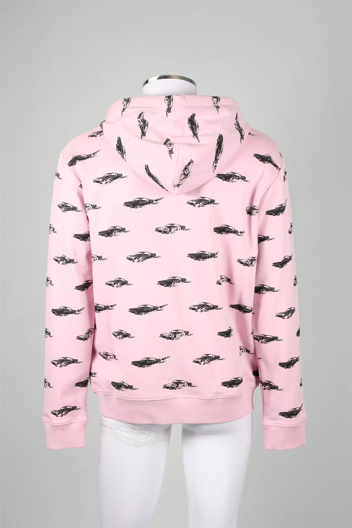 MCQ PINK MEN'S COTTON HOODIE LARGE - Image 4