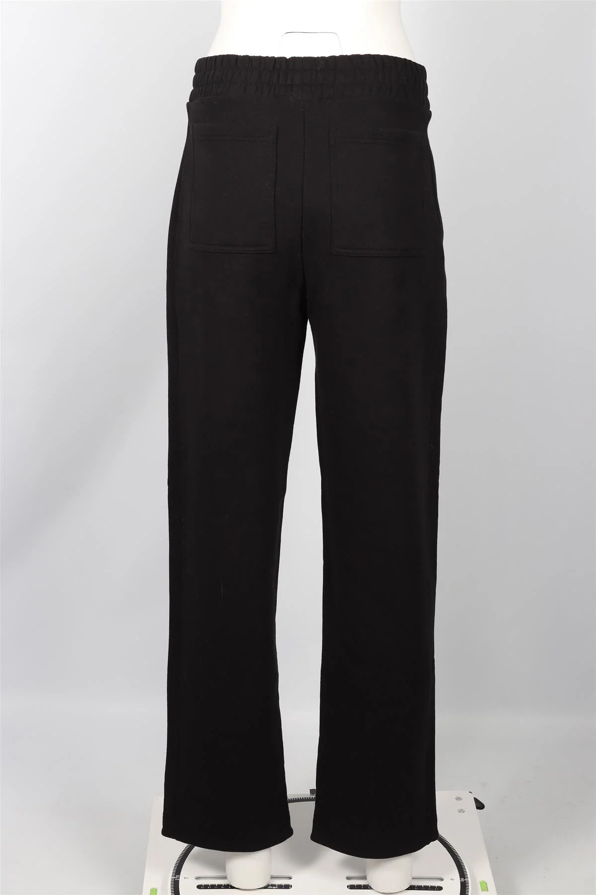 ME+EM BLACK COTTON BLEND STRAIGHT LEG PANTS UK 8 - Image 4