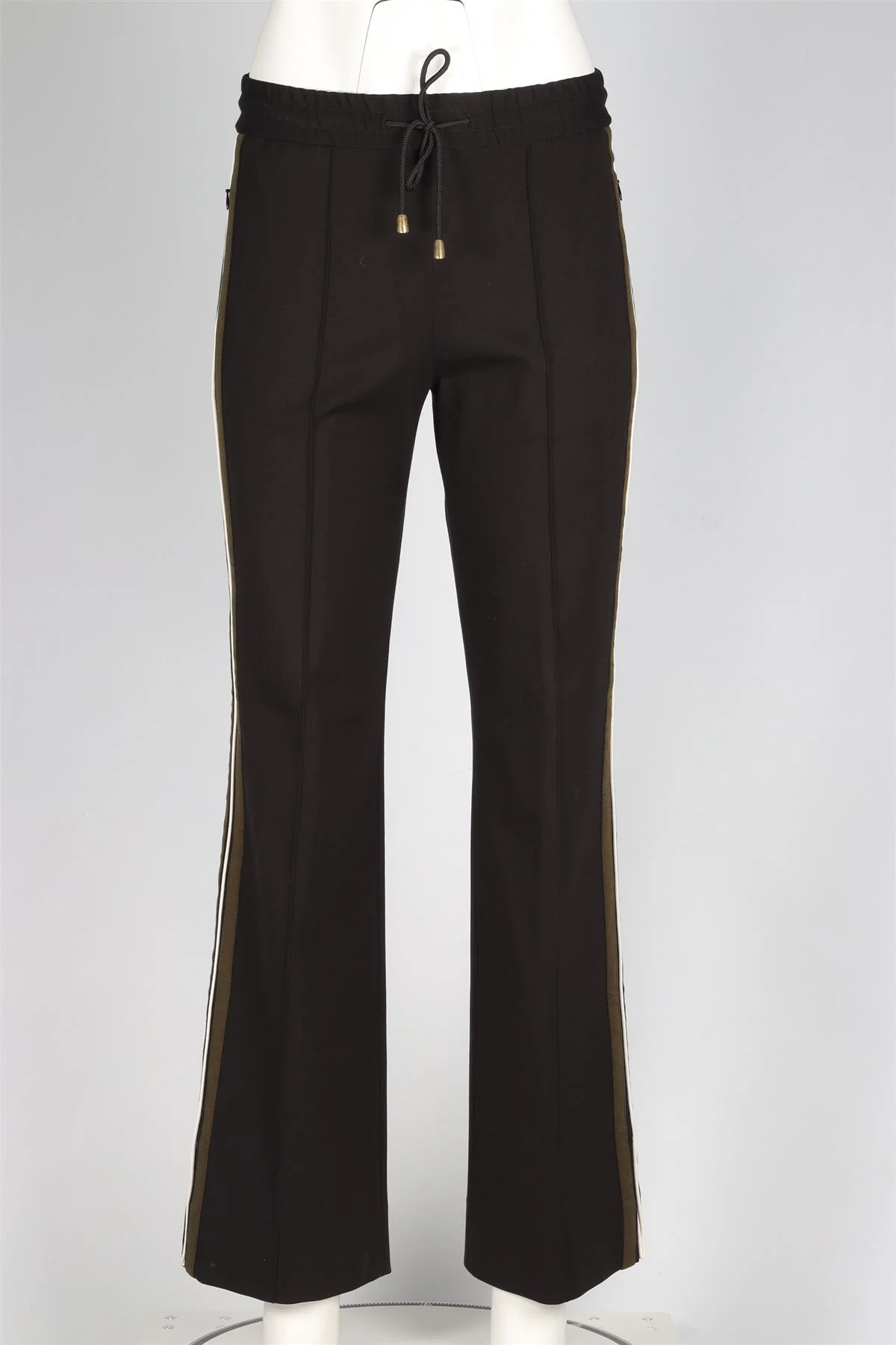 ME+EM BLACK JERSEY STRAIGHT LEG PANTS UK 8 - Image 2
