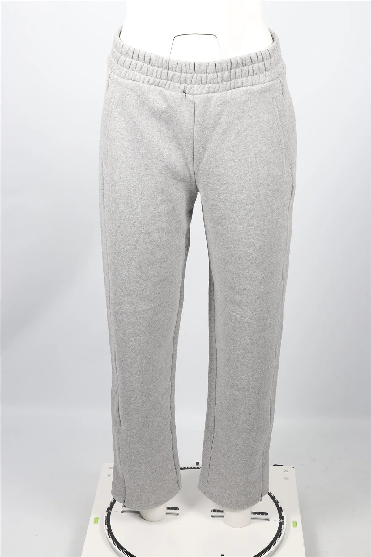 ME+EM GREY COTTON BLEND STRAIGHT LEG PANTS UK 8 - Image 2