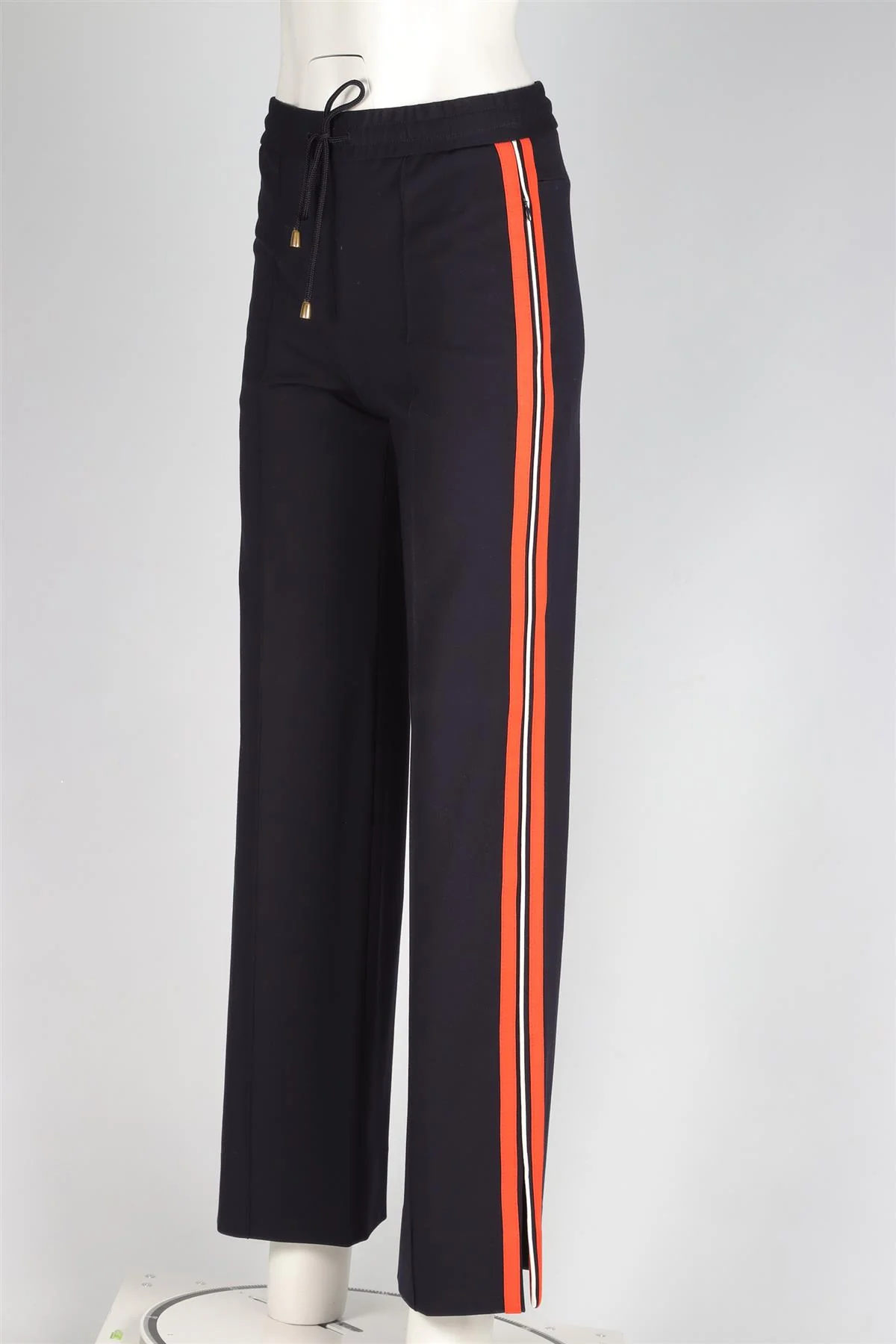 ME+EM NAVY JERSEY STRAIGHT LEG PANTS UK 6 - Image 3