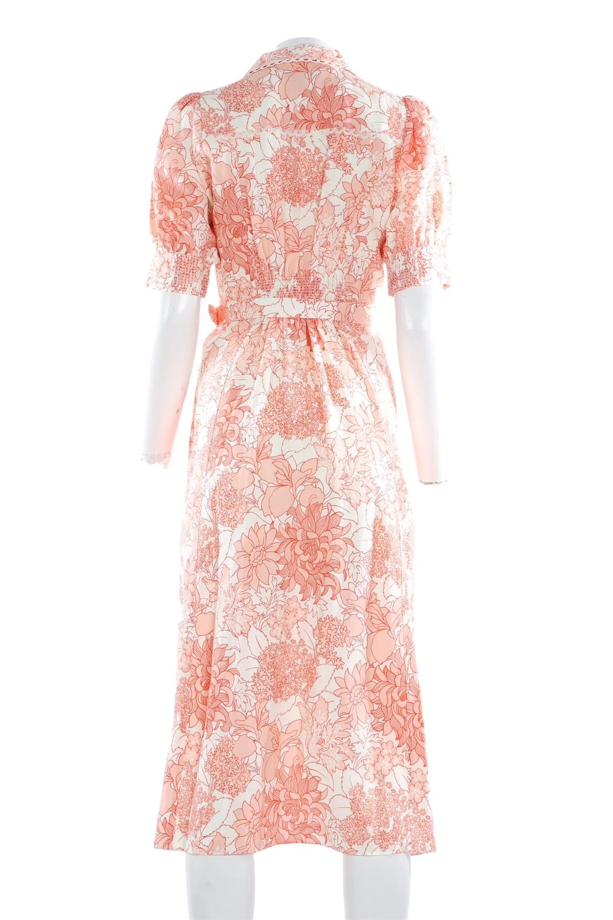 ME+EM ORANGE LINEN MAXI DRESS UK 10 - Image 4