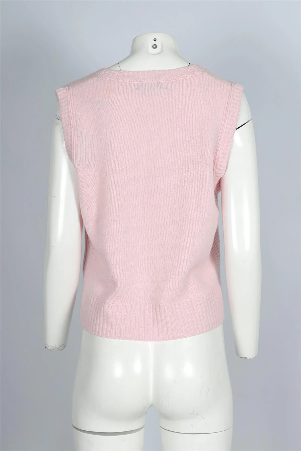 ME+EM PINK CASHMERE VEST LARGE - Image 4