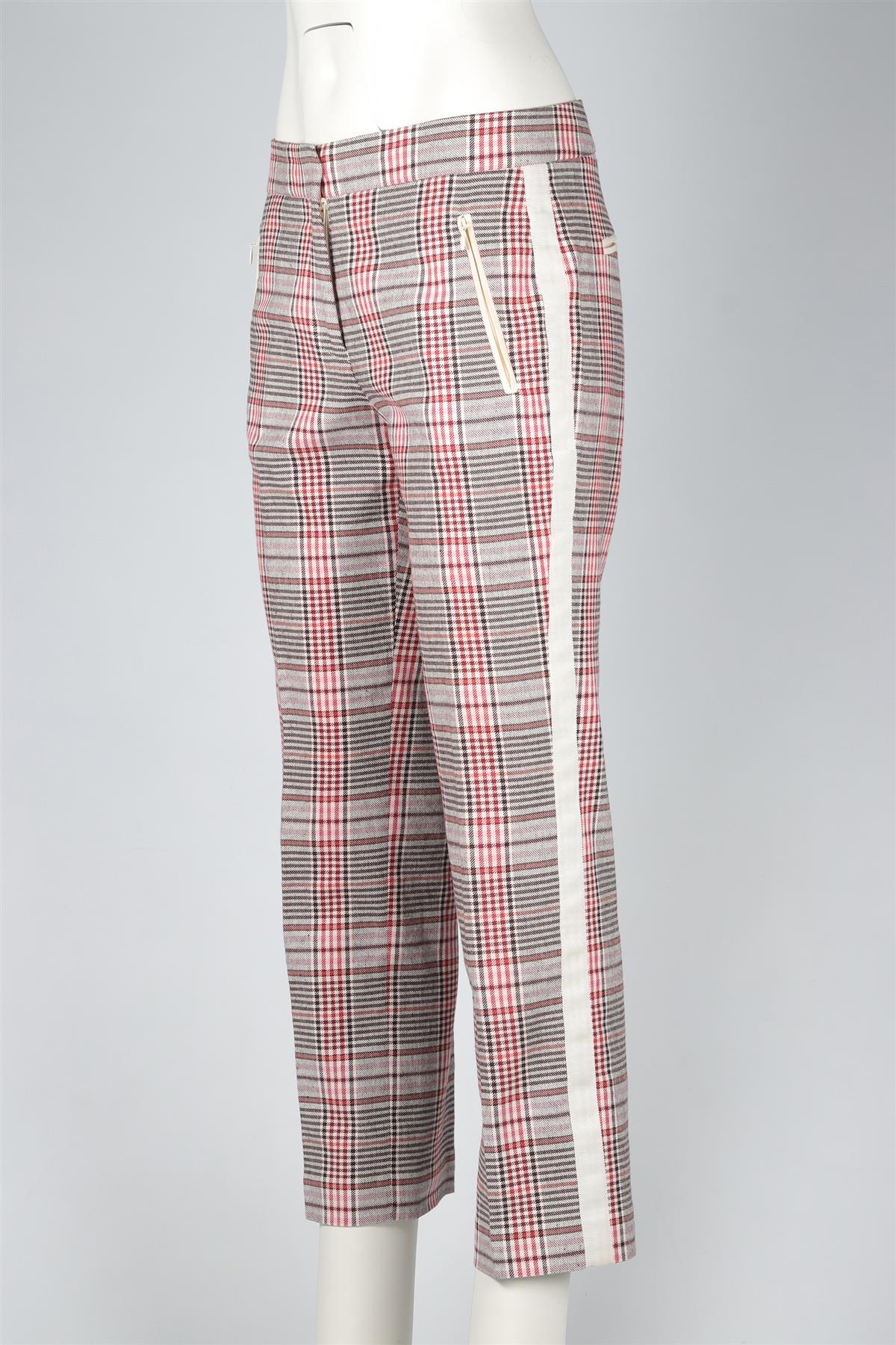 ME+EM PINK COTTON STRAIGHT LEG PANTS UK 10 - Image 3