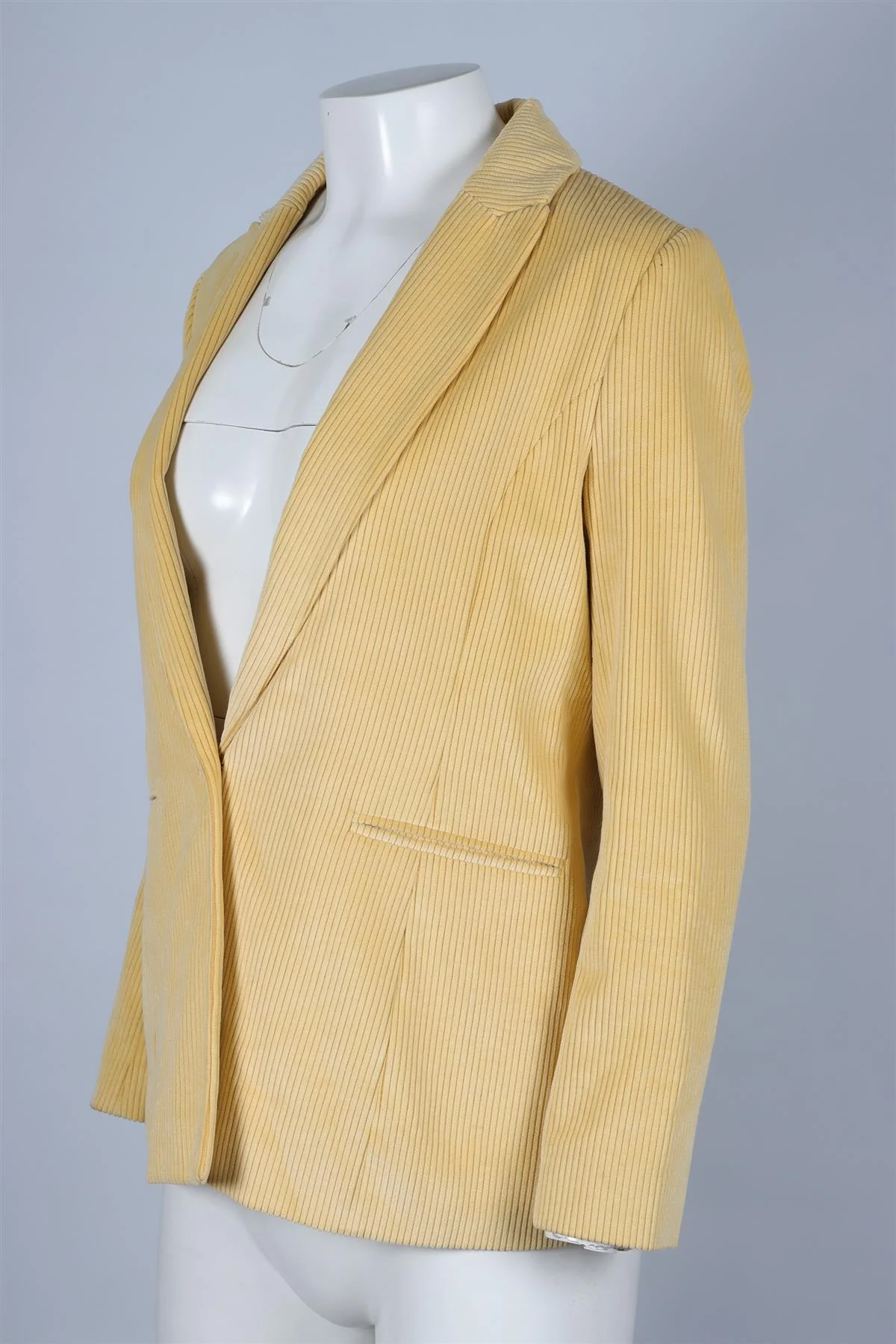 ME+EM YELLOW CORDUROY BLAZER UK 8 - Image 3