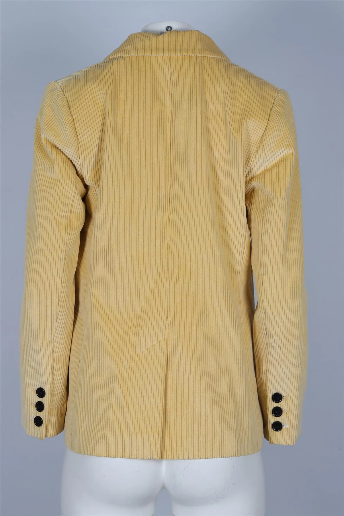 ME+EM YELLOW CORDUROY BLAZER UK 8 - Image 4
