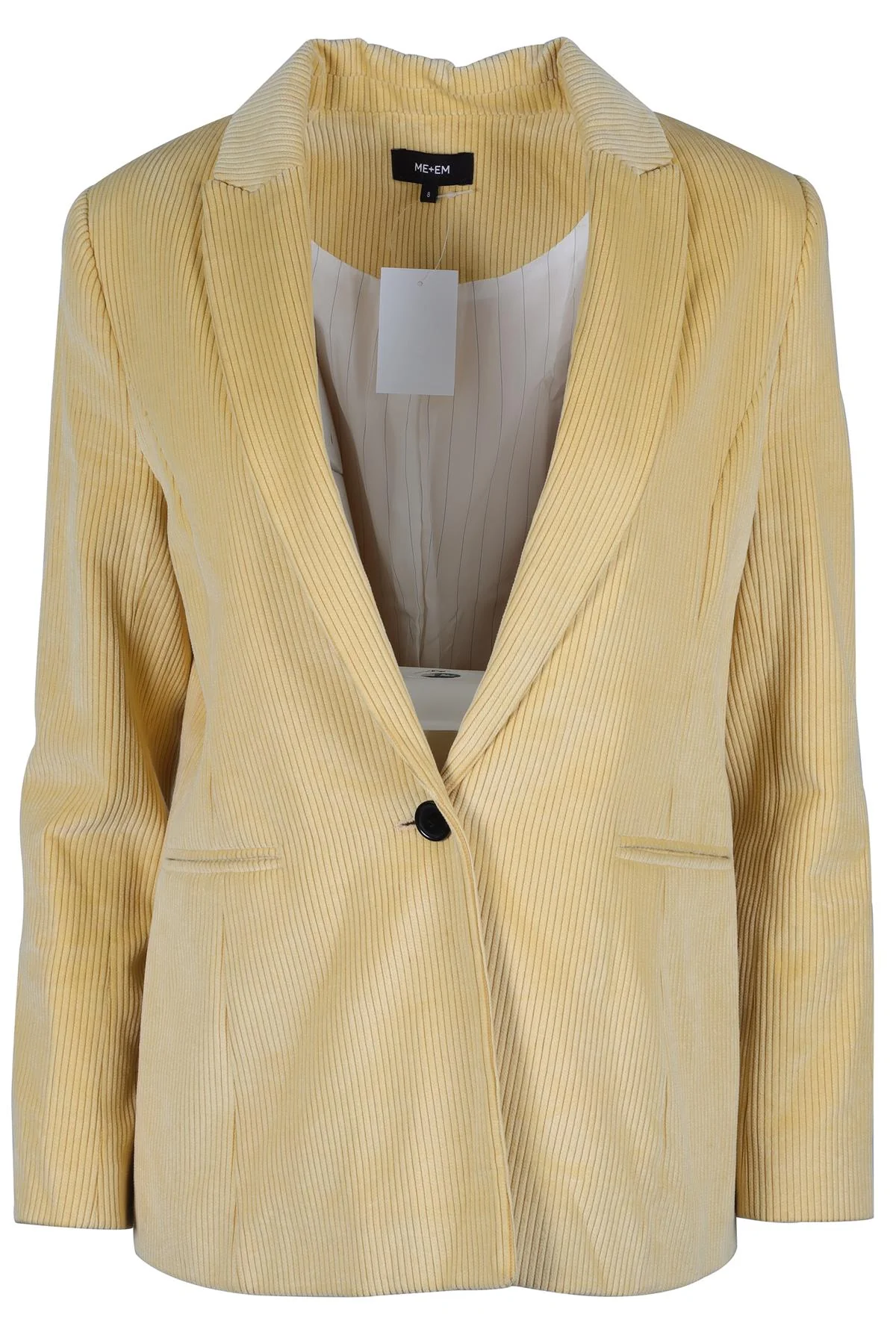 ME+EM YELLOW CORDUROY BLAZER UK 8 - Image 5