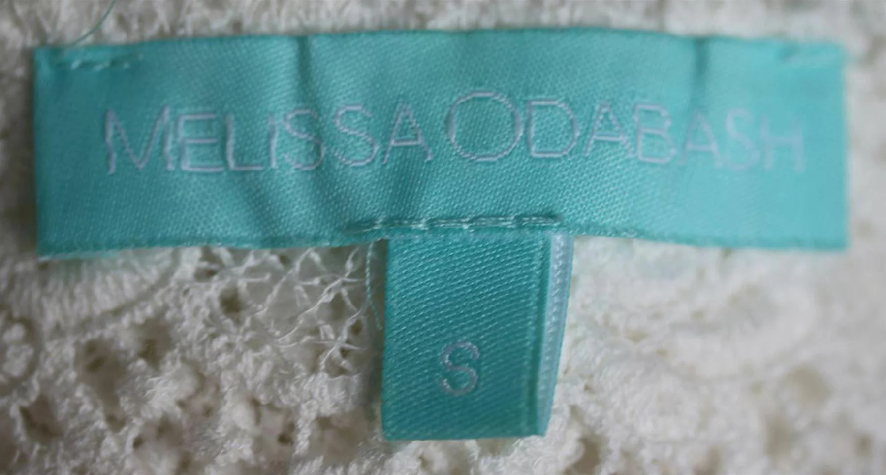 MELISSA ODABASH ALISON LACE MINI DRESS SMALL - Image 5