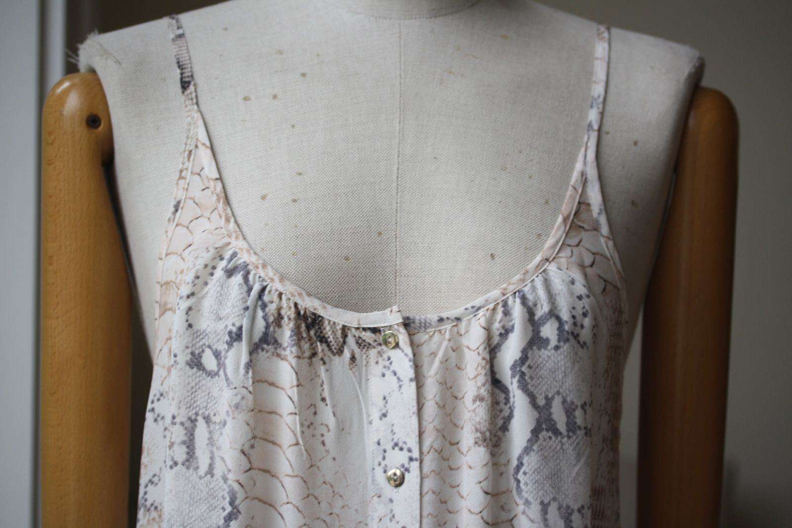 MELISSA ODABASH AVA SNAKE-PRINT SILK DRESS - Image 2