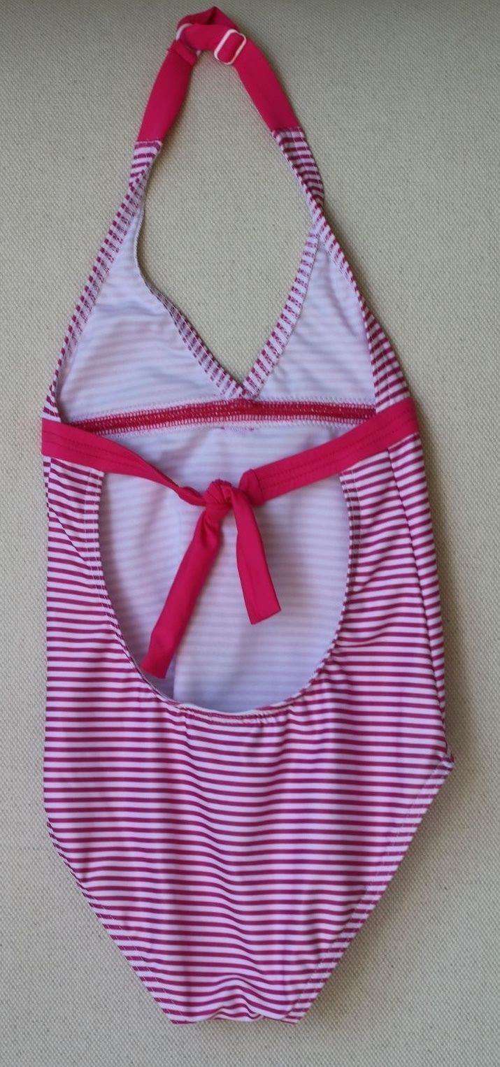 MELISSA ODABASH BABY MADDIE HALTER PINK STRIPE SWIMSUIT 4 YEARS - Image 3