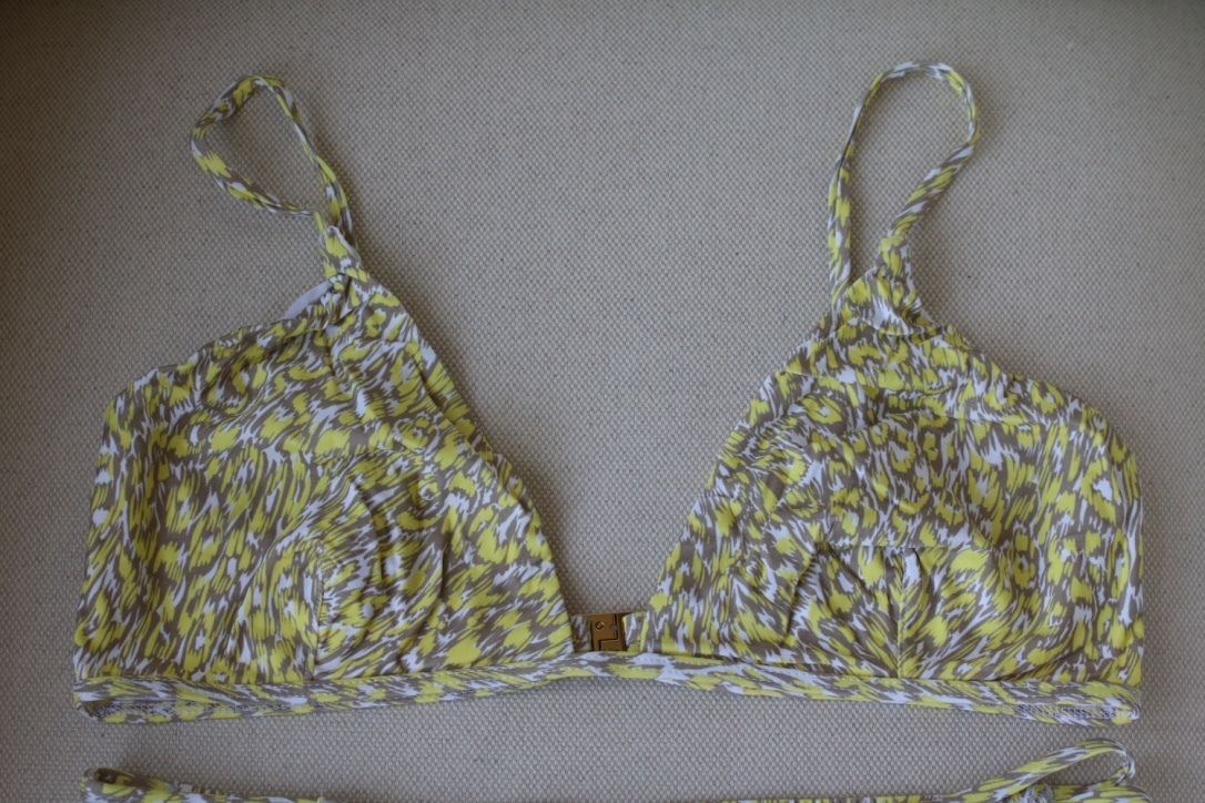 MELISSA ODABASH BALI YELLOW PRINT BIKINI UK 10/14 - Image 10