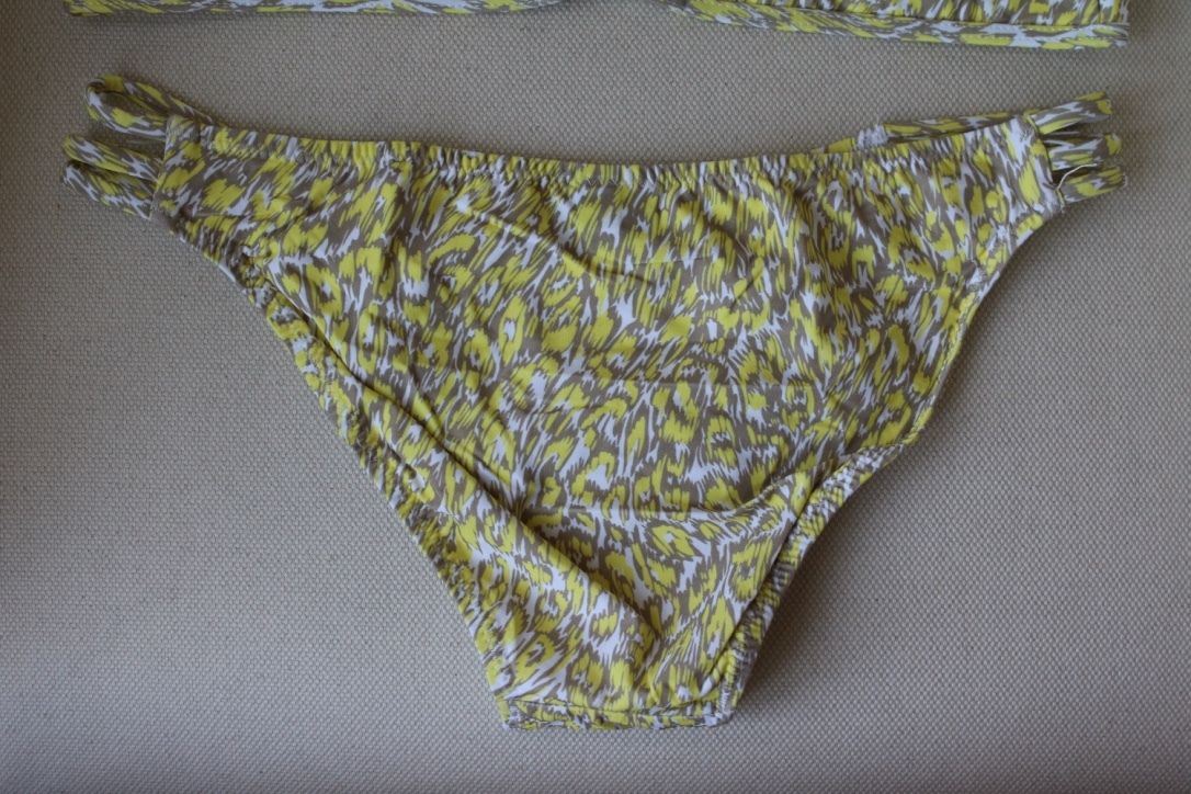MELISSA ODABASH BALI YELLOW PRINT BIKINI UK 10/14 - Image 7