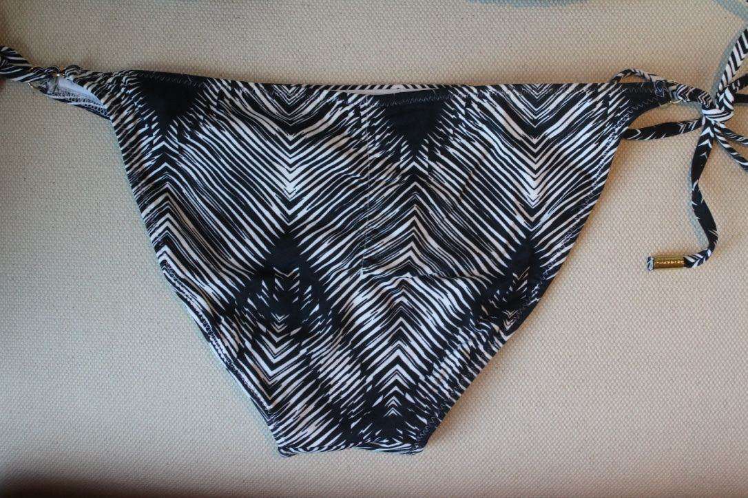 MELISSA ODABASH BLACK AND WHITE GRAPHIC BIKINI UK 10/14 - Image 10