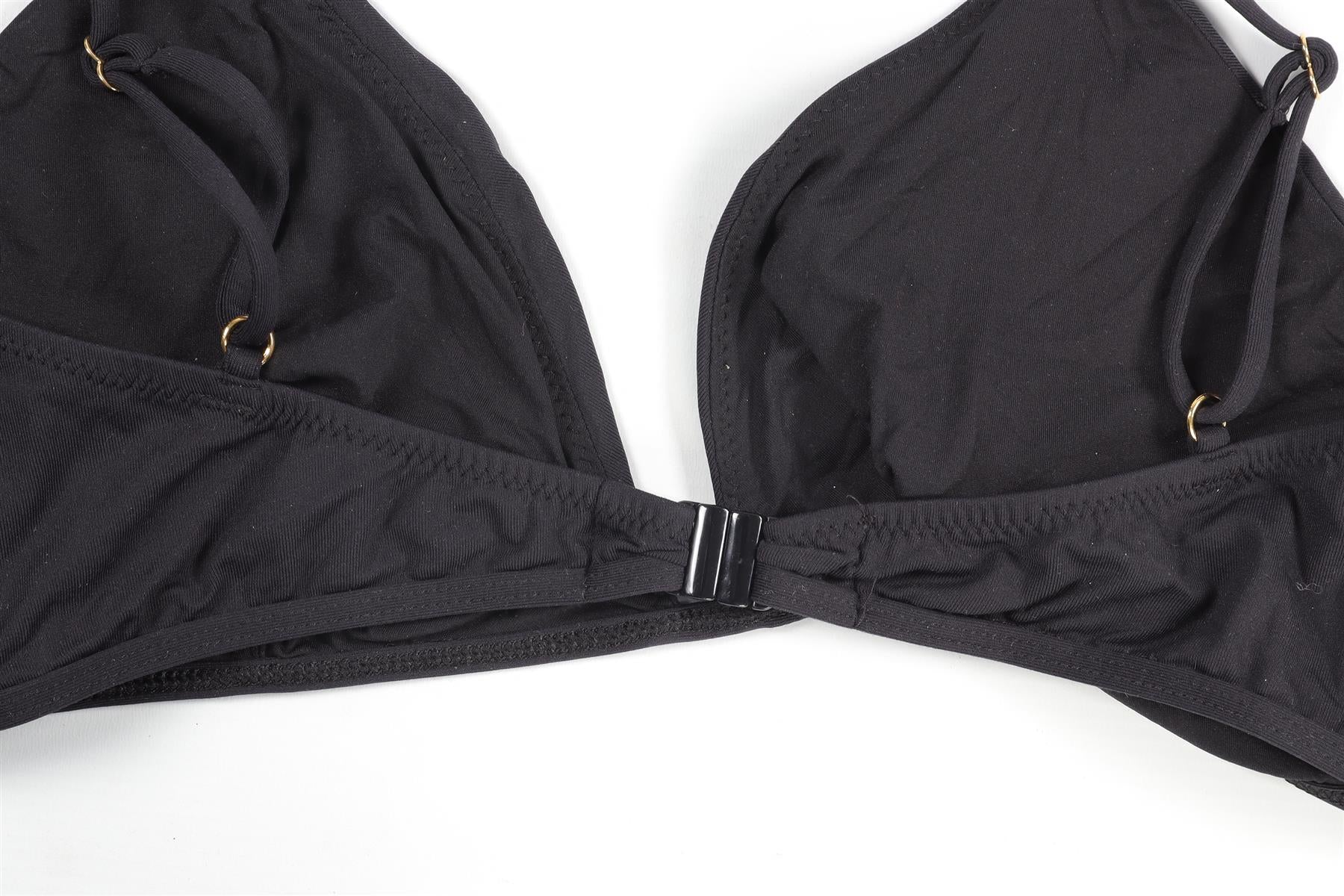 MELISSA ODABASH BLACK BIKINI TOP UK 16 - Image 5