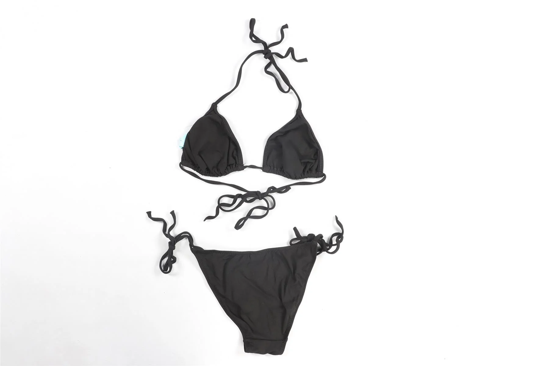 MELISSA ODABASH BLACK BIKINI UK 10-14 - Image 4