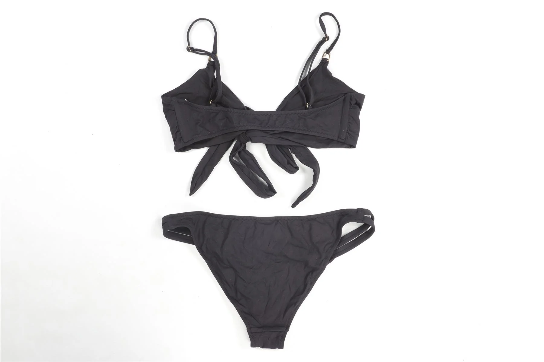 MELISSA ODABASH BLACK BIKINI UK 12-14 - Image 4