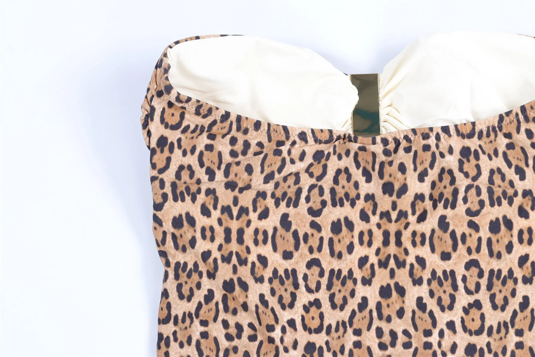 MELISSA ODABASH BROWN SWIMSUIT UK 10 - Image 5