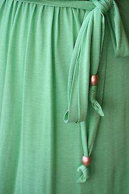 MELISSA ODABASH COVERUP GREEN ZOE KAFTAN MAXI DRESS SMALL - Image 5