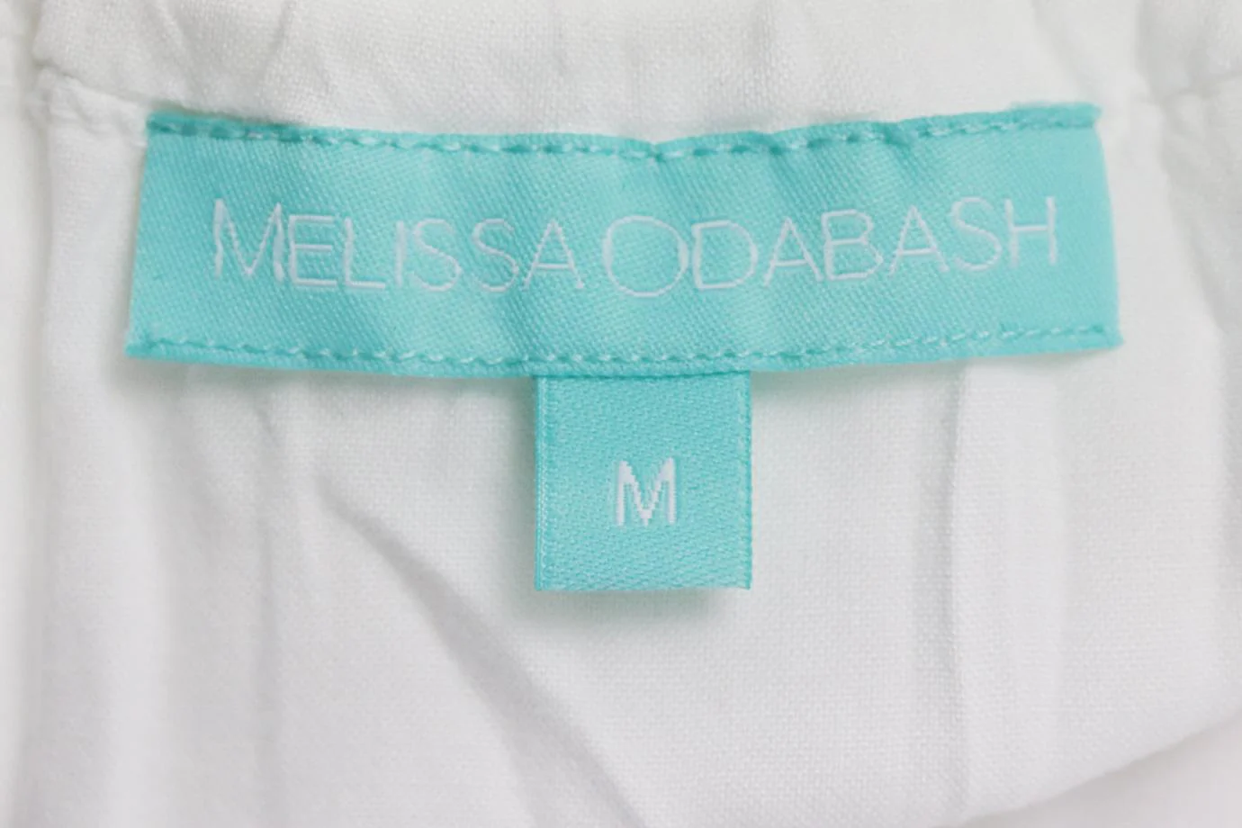 MELISSA ODABASH CROCHET TRIMMED VOILE MINI DRESS MEDIUM - Image 5