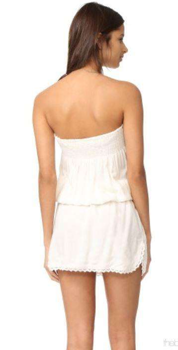 MELISSA ODABASH DRU EMBROIDERED BANDEAU DRESS SMALL - Image 2