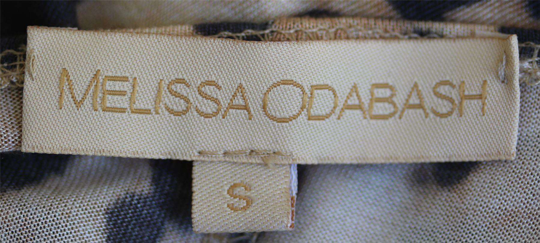 MELISSA ODABASH GARBO CHEETAH-PRINT WRAP MAXI DRESS MEDIUM - Image 5