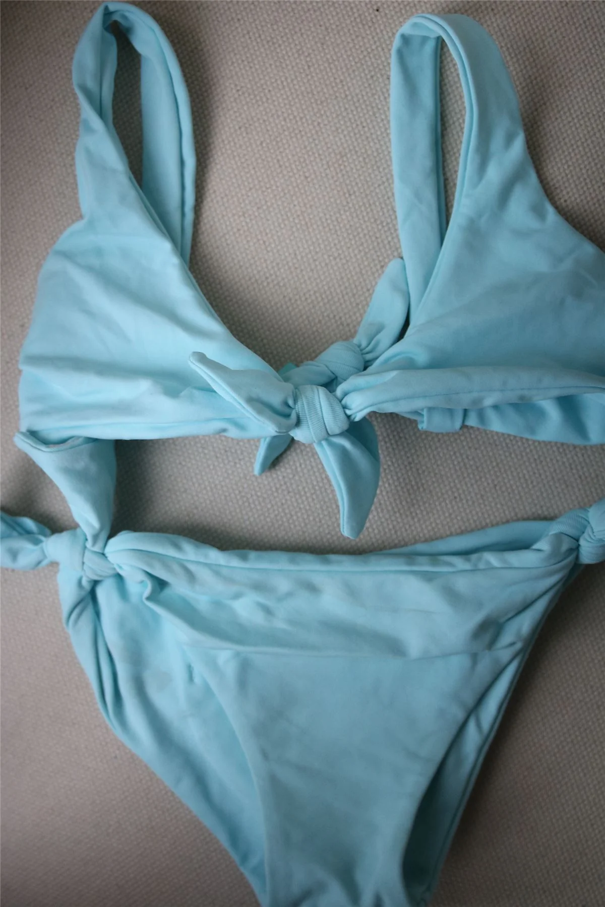 MELISSA ODABASH GIRLS BLUE HEART BIKINI 2 YEARS - Image 3