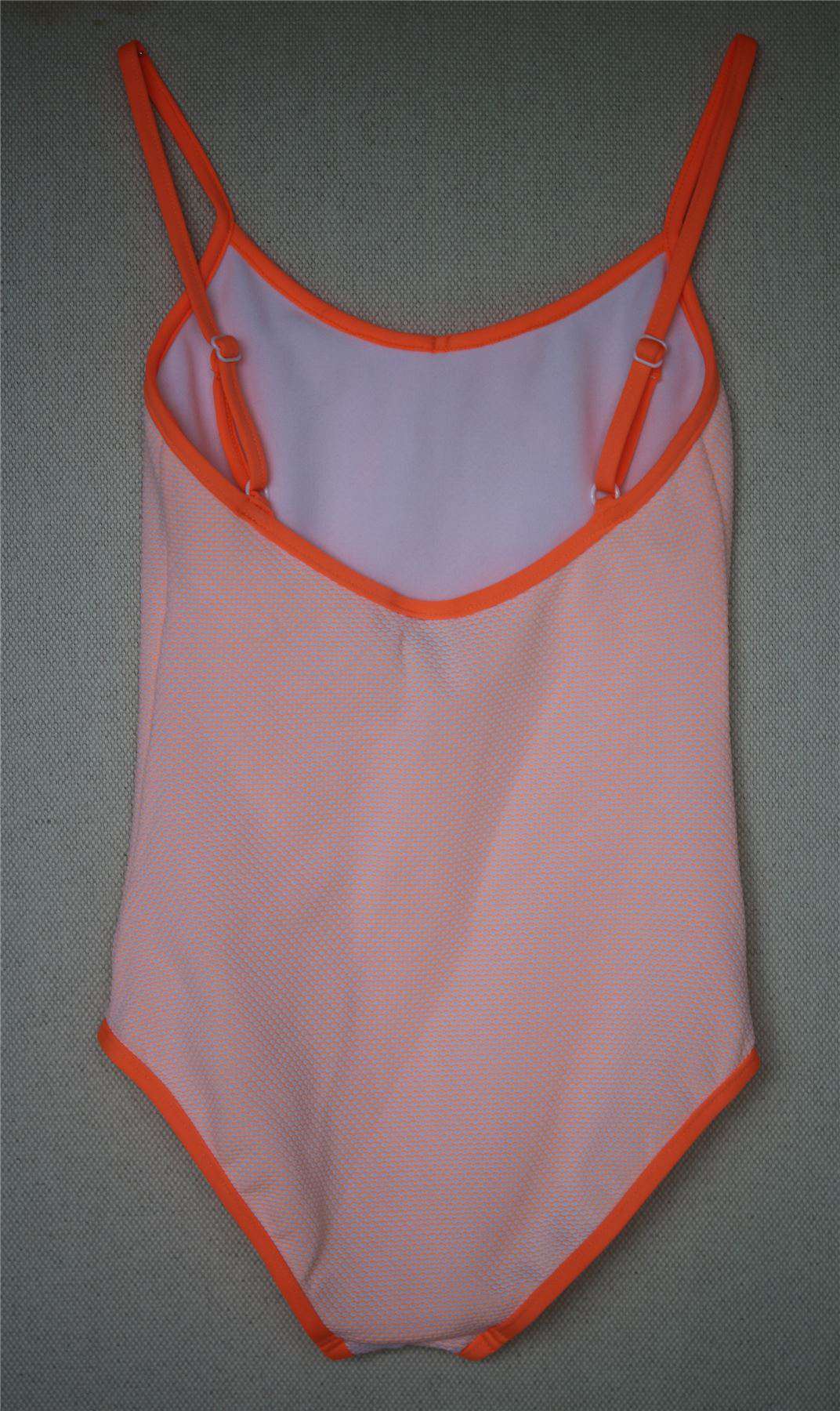 MELISSA ODABASH GIRLS TRACY ORANGE SCALES PRINT SWIMSUIT 4 YEARS - Image 2