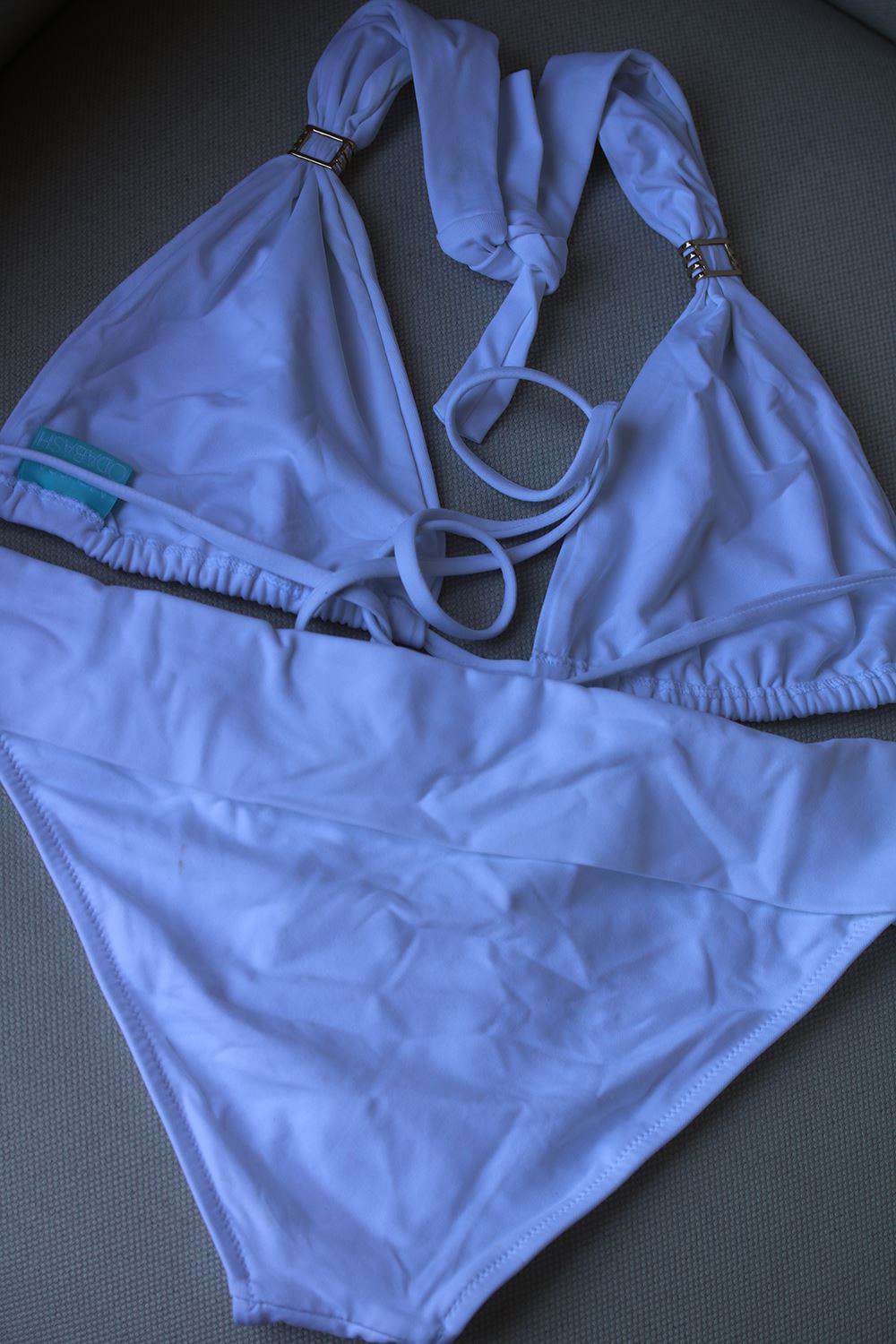 MELISSA ODABASH GRENADA WHITE BIKINI UK 10/14 - Image 4