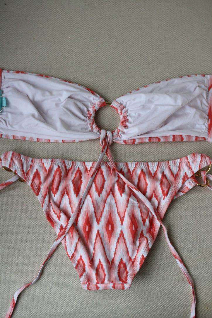MELISSA ODABASH JANEIRO IKAT CORAL BIKINI UK 10/12 - Image 4