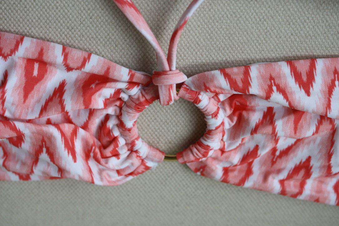 MELISSA ODABASH JANEIRO IKAT CORAL BIKINI UK 10/12 - Image 5