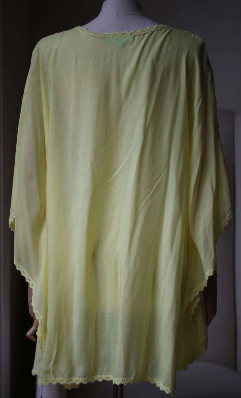 MELISSA ODABASH JESSICA EMBROIDERED KAFTAN DRESS ONE SIZE - Image 4