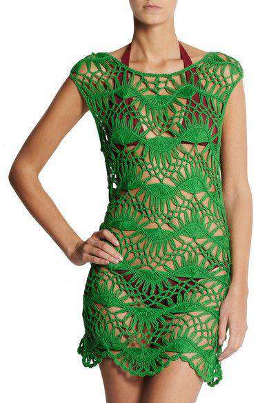 MELISSA ODABASH + JULIEN MACDONALD CINDY CROCHET BEACH DRESS SMALL - Image 3