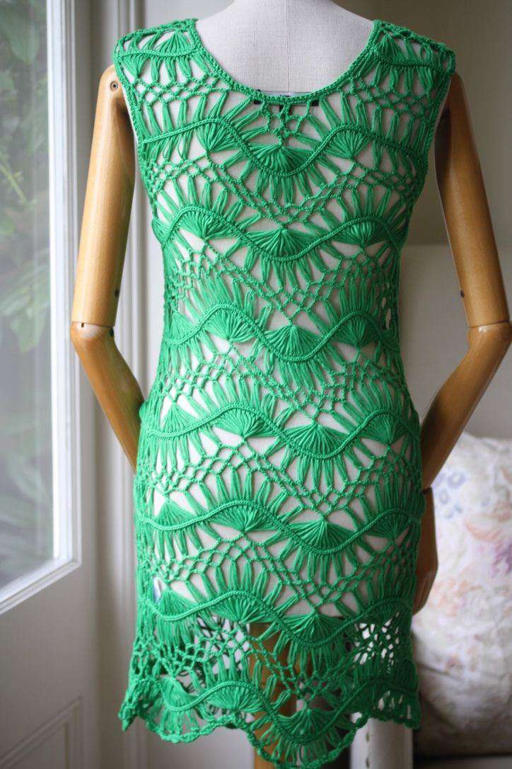 MELISSA ODABASH + JULIEN MACDONALD CINDY CROCHET BEACH DRESS SMALL - Image 6