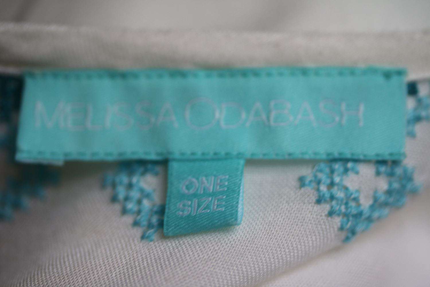 MELISSA ODABASH KARA FRINGED KIMONO KAFTAN ONE SIZE - Image 7