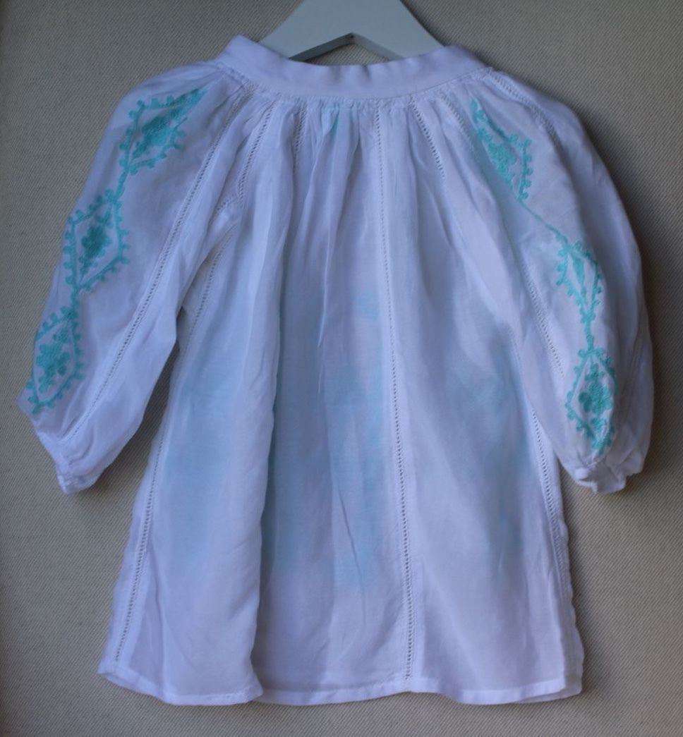 MELISSA ODABASH KIDS BABY ALIYA WHITE BLUE TOP 2 YEARS - Image 2