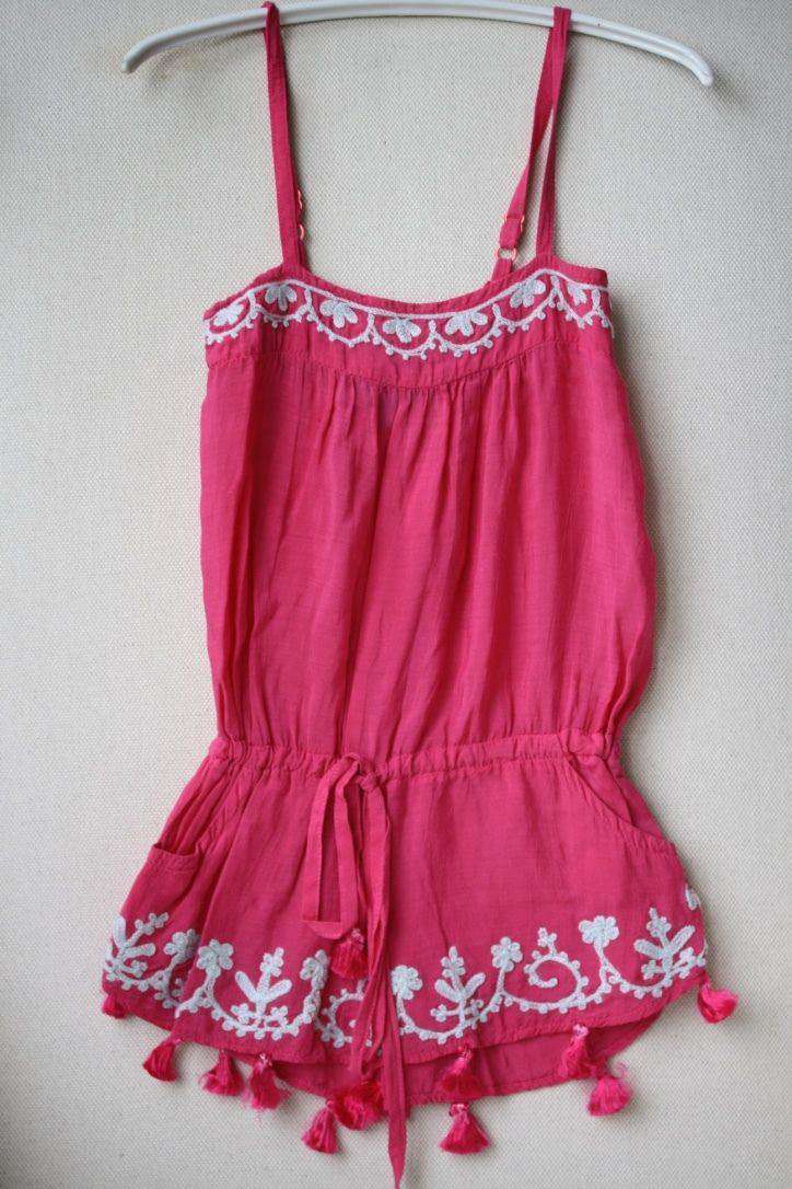 MELISSA ODABASH KIDS BABY EISHA FUCHSIA PLAYSUIT ROMPER 4 YEARS - Image 3