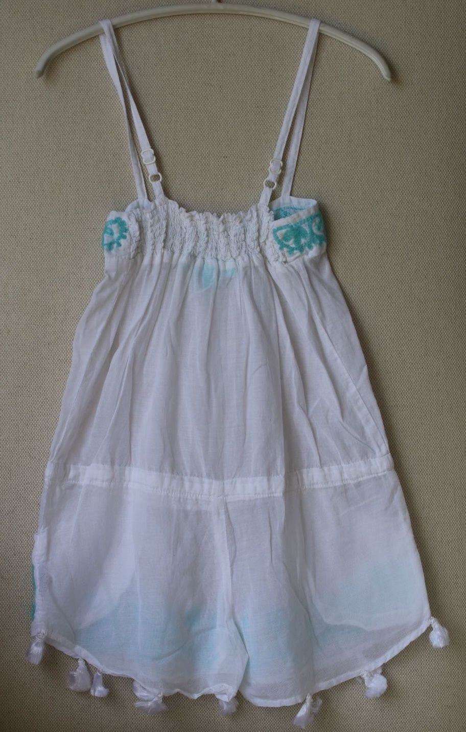 MELISSA ODABASH KIDS BABY EISHA WHITE PLAYSUIT ROMPER 4 YEARS - Image 4