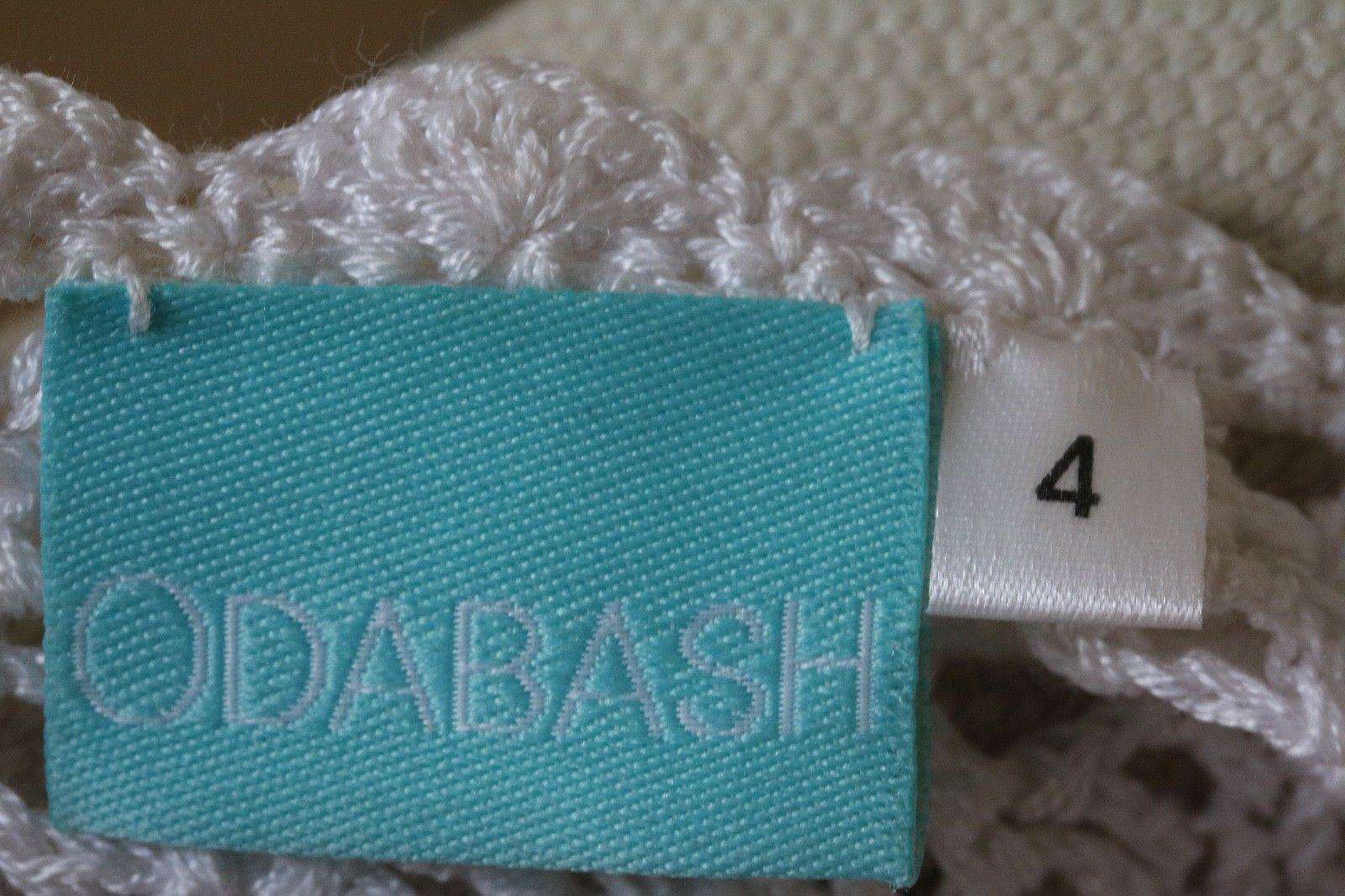 MELISSA ODABASH KIDS GIRLS WHITE CROCHET DRESS 4 YEARS - Image 3