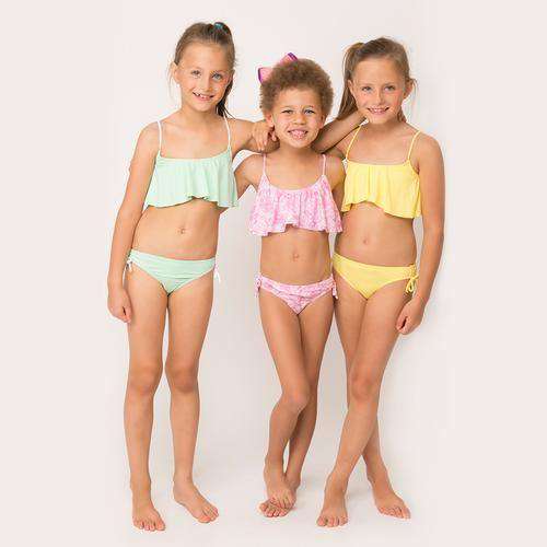 MELISSA ODABASH KIDS PENELOPE SEALIFE PINK BIKINI 4 YEARS - Image 2