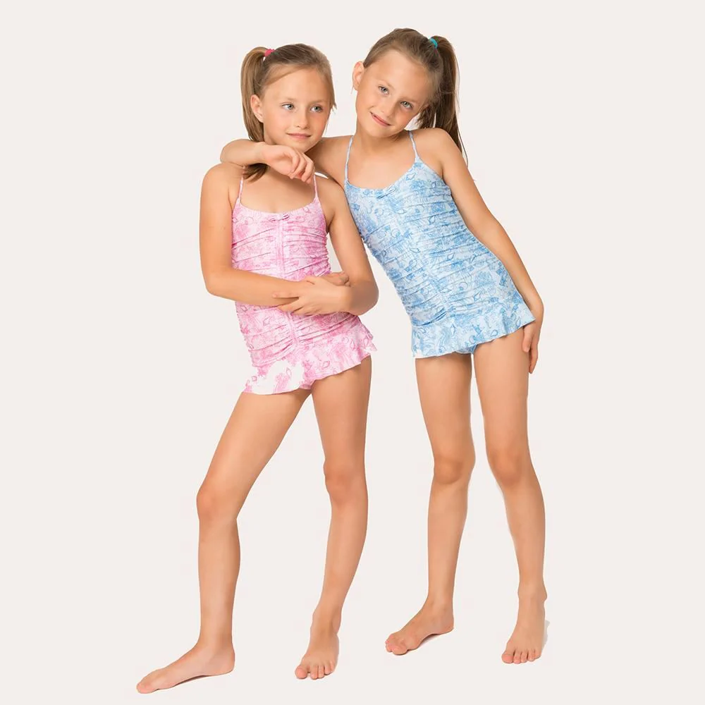 MELISSA ODABASH KIDS POPPY SEALIFE BLUE SWIMSUIT 4 YEARS - Image 5