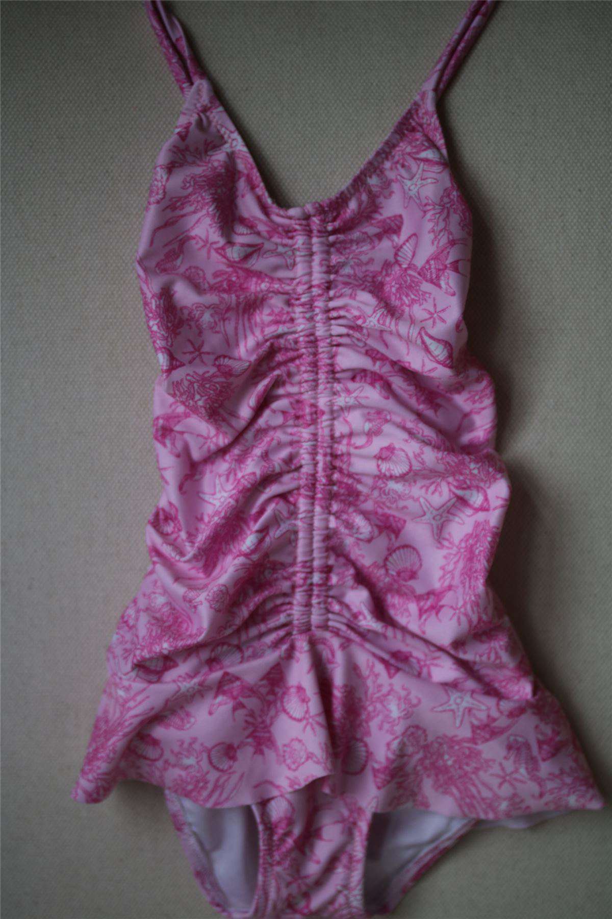 MELISSA ODABASH KIDS POPPY SEALIFE PINK SWIMSUIT 4 YEARS - Image 4