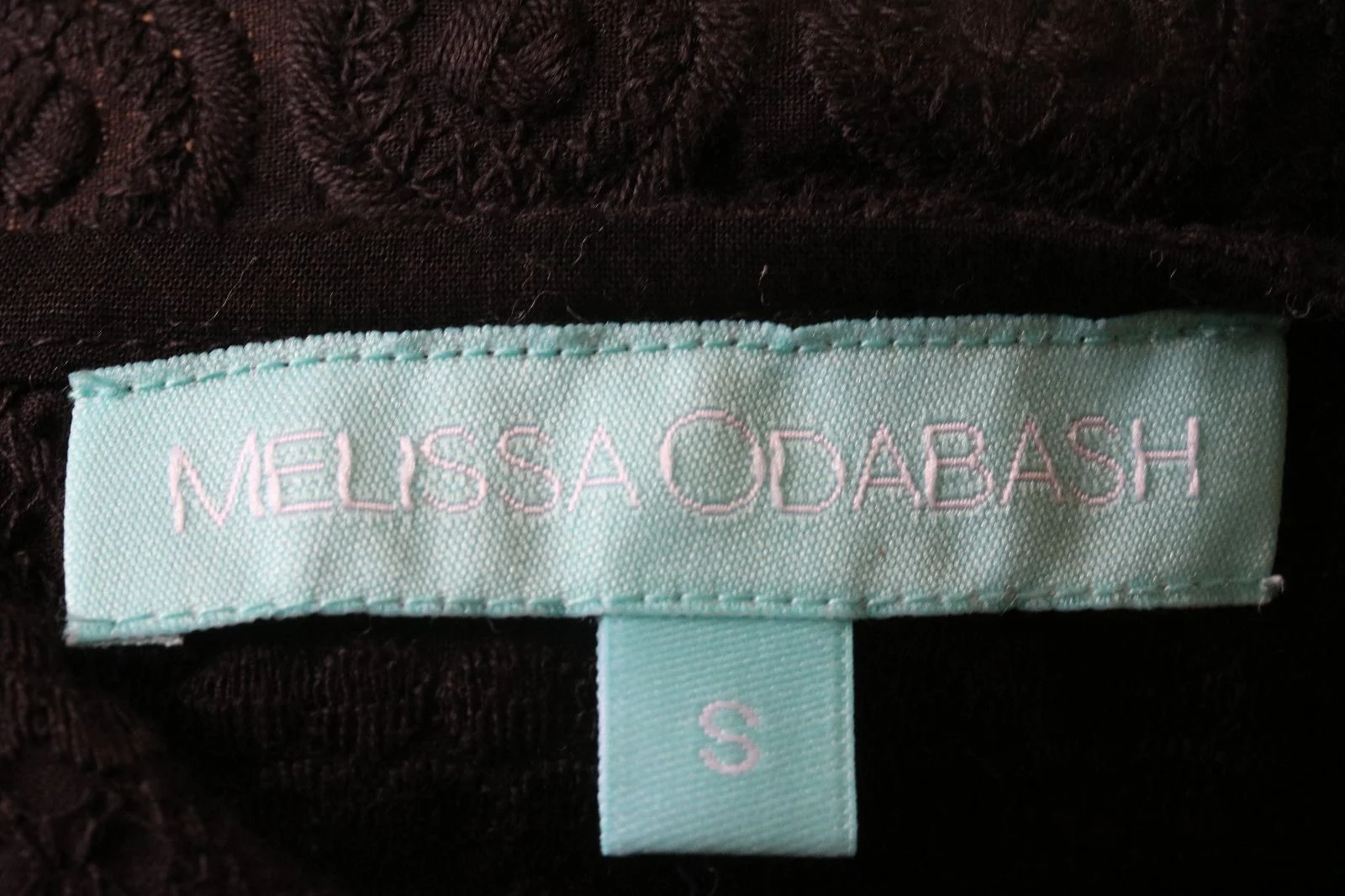 MELISSA ODABASH LAYLA EMBROIDERED COTTON DRESS SMALL - Image 6