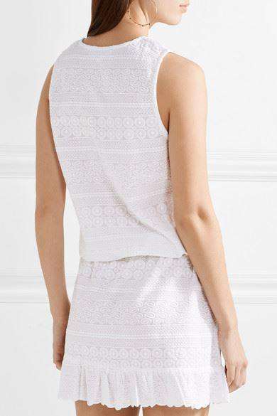 MELISSA ODABASH LAYLA LACE-UP EMBROIDERED DRESS SMALL - Image 2