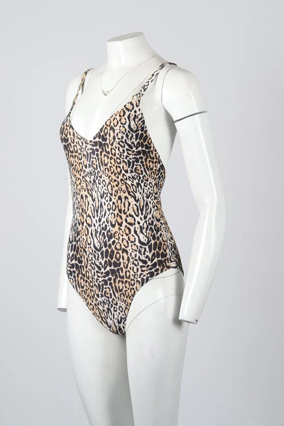 MELISSA ODABASH LEOPARD PRINT SWIMSUIT UK 10 - Image 3