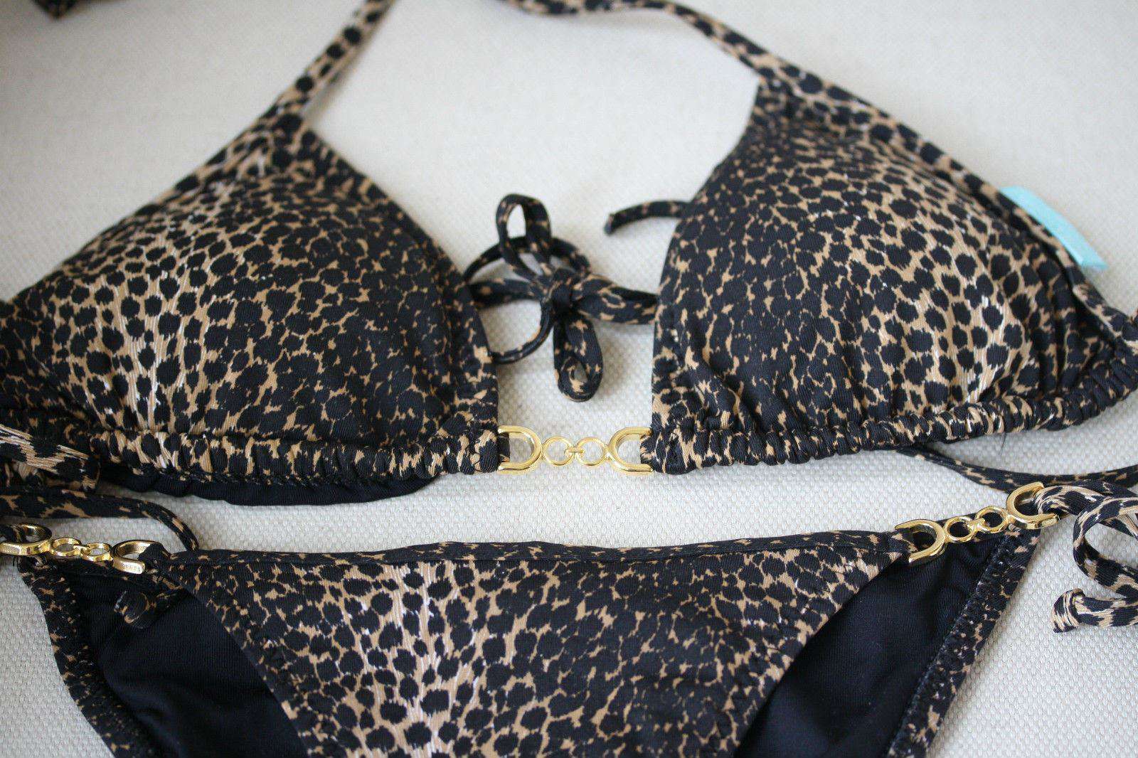 MELISSA ODABASH MAINE CHEETAH BIKINI UK 8 - Image 8
